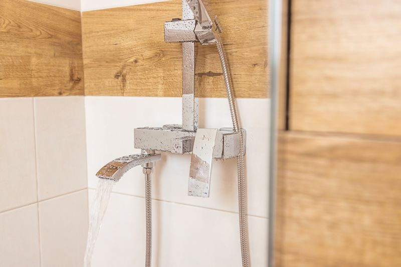 Close-up of Shower Components